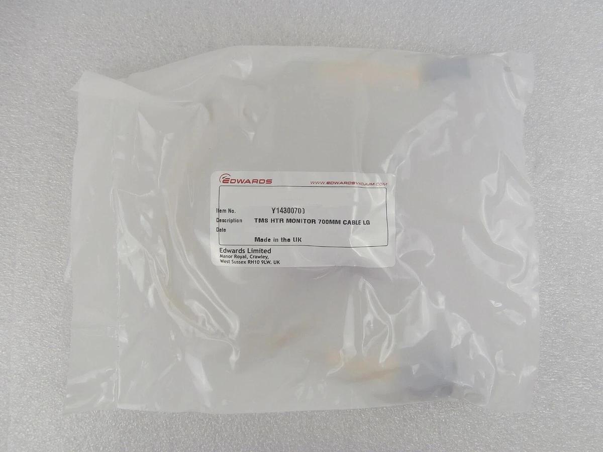 Edwards Y14300700 TMS Heater Monitor Cable LG 700mm Reseller Lot of 44 New Spare