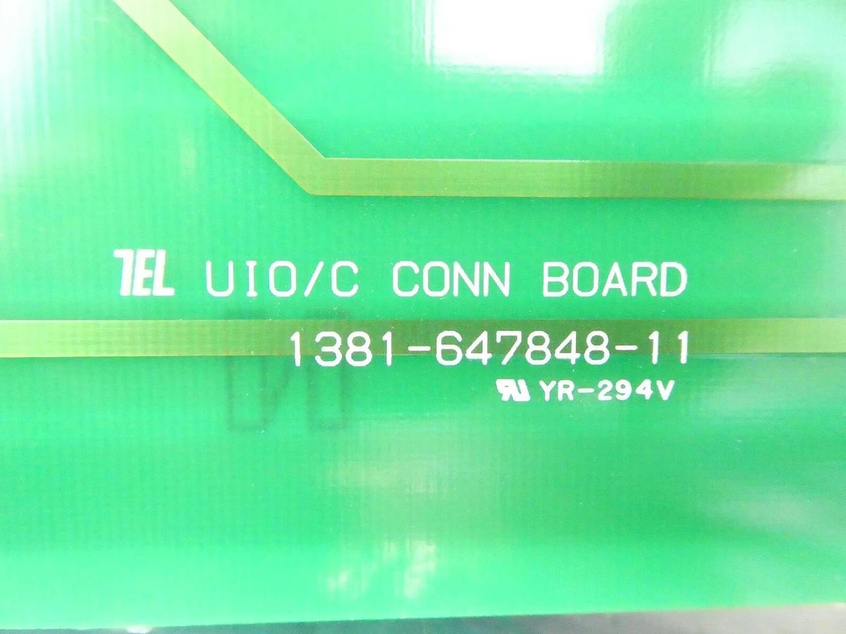 Used TEL Tokyo Electron 1381-647848-11 Connector VME PCB Card UIO/C MARK 8 Working