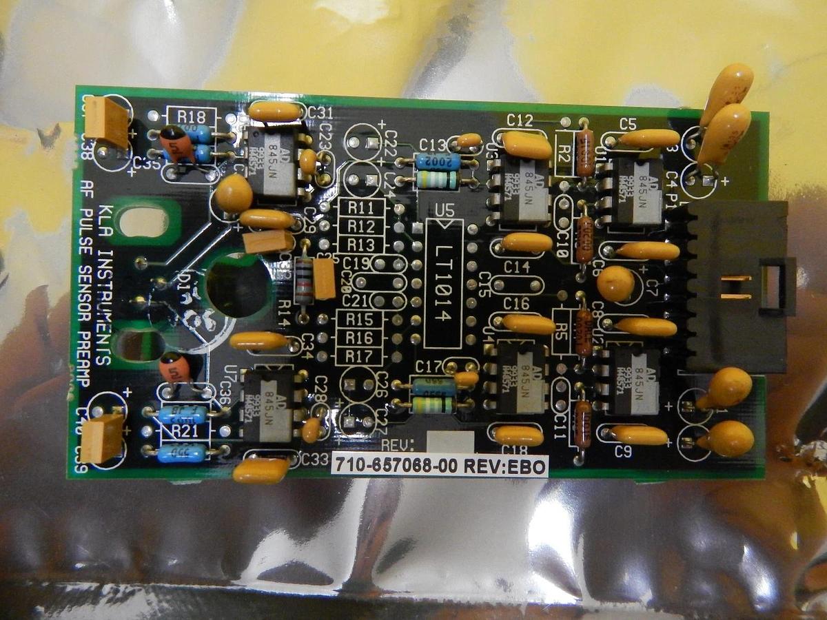 Used KLA Instruments 710-657068-00 AF Pulse Sensor Preamp Rev. EBO 2132 Used Working