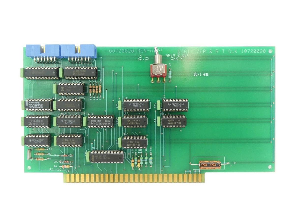 Used Varian Semiconductor VSEA 10720020 Digitizer & R T-CLK PCB Card Working Surplus