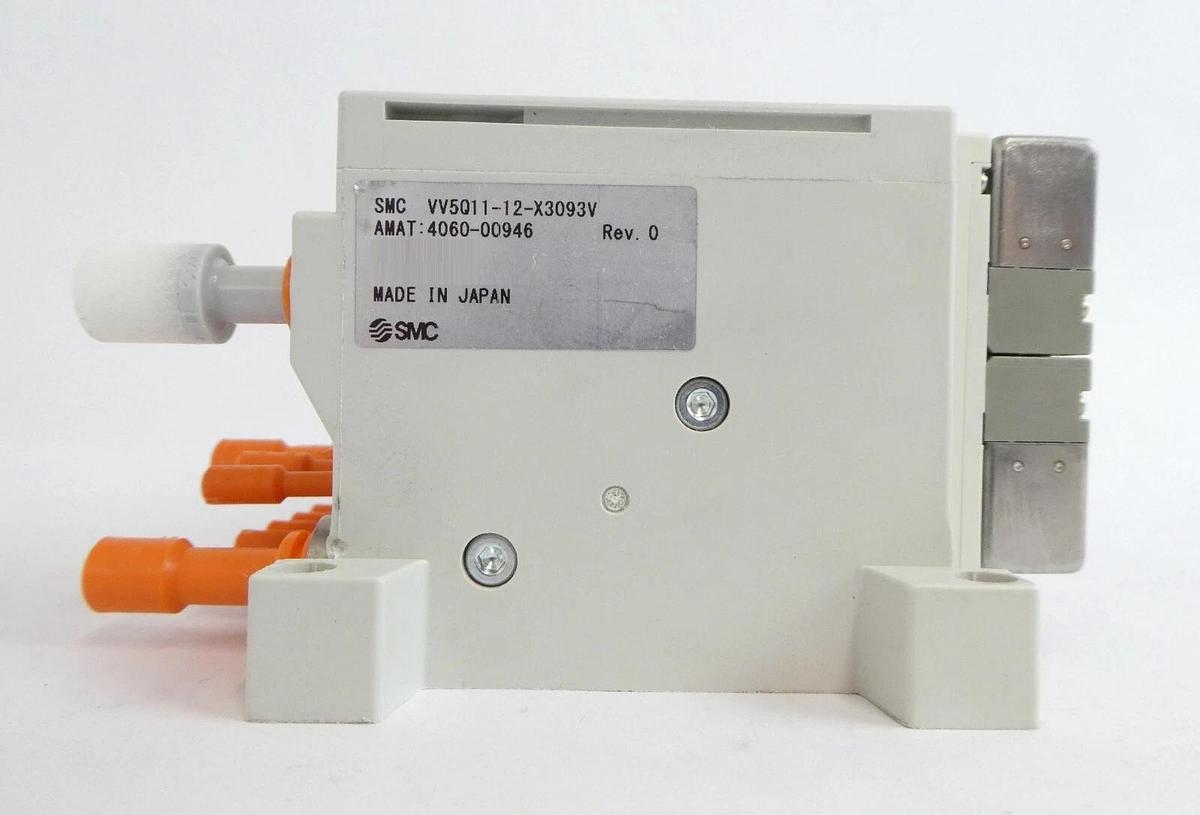 Used SMC VV5Q11-12-X3093V 12-Port Manifold AMAT 4060-00946 Reseller Lot of 6 Working