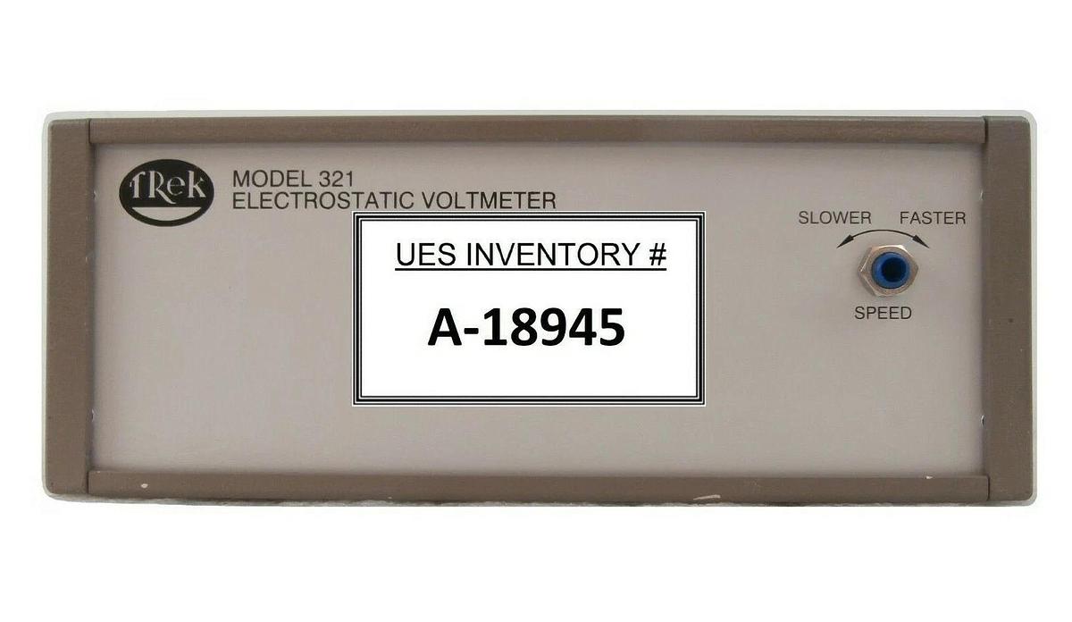Used Trek 321-H-CE Electrostatic Voltmeter Model 321 13402H Working Surplus