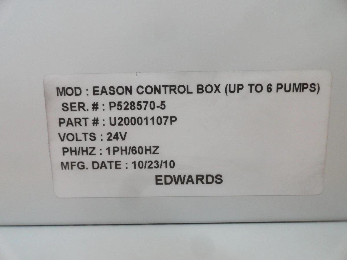 Edwards NRY0TN000A Eason Control NRY0TN101US U20001107P 2xiGX100L 2xiGX100M New