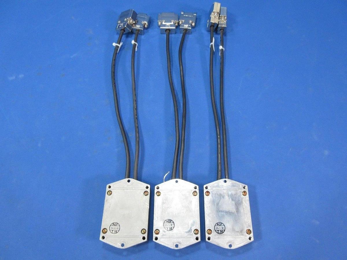 Used Yaskawa JZSP-CLP20-03 Serial Converter and 3m Encoder Cable Lot of 3 Used