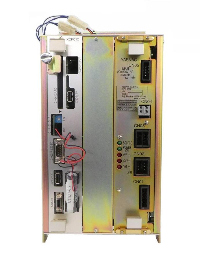 Used Yaskawa Electric JZNC-XRK01D-1 Motoman Robot Controller XCP01C YASNAC Working