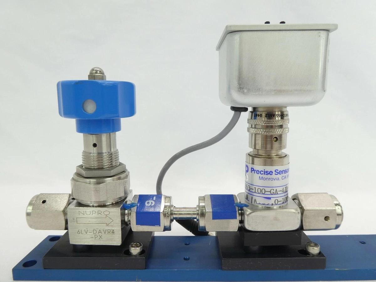 Used Novellus Systems Gas Manifold Precise Sensors 4863-100-RM-03 Concept 2 ALTUS