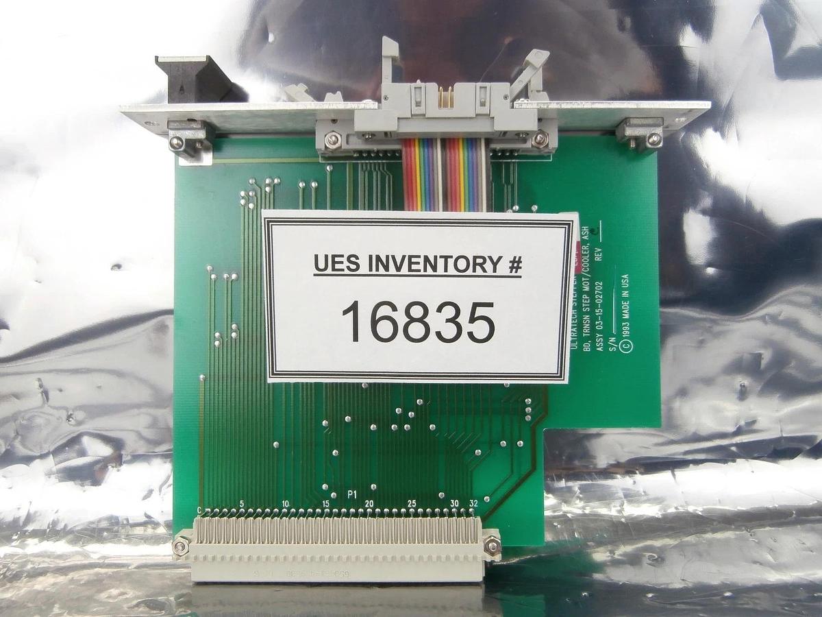 Used Ultratech Stepper 03-15-02702 Transition Step MOT/COOLER ASH PCB Card Titan Used