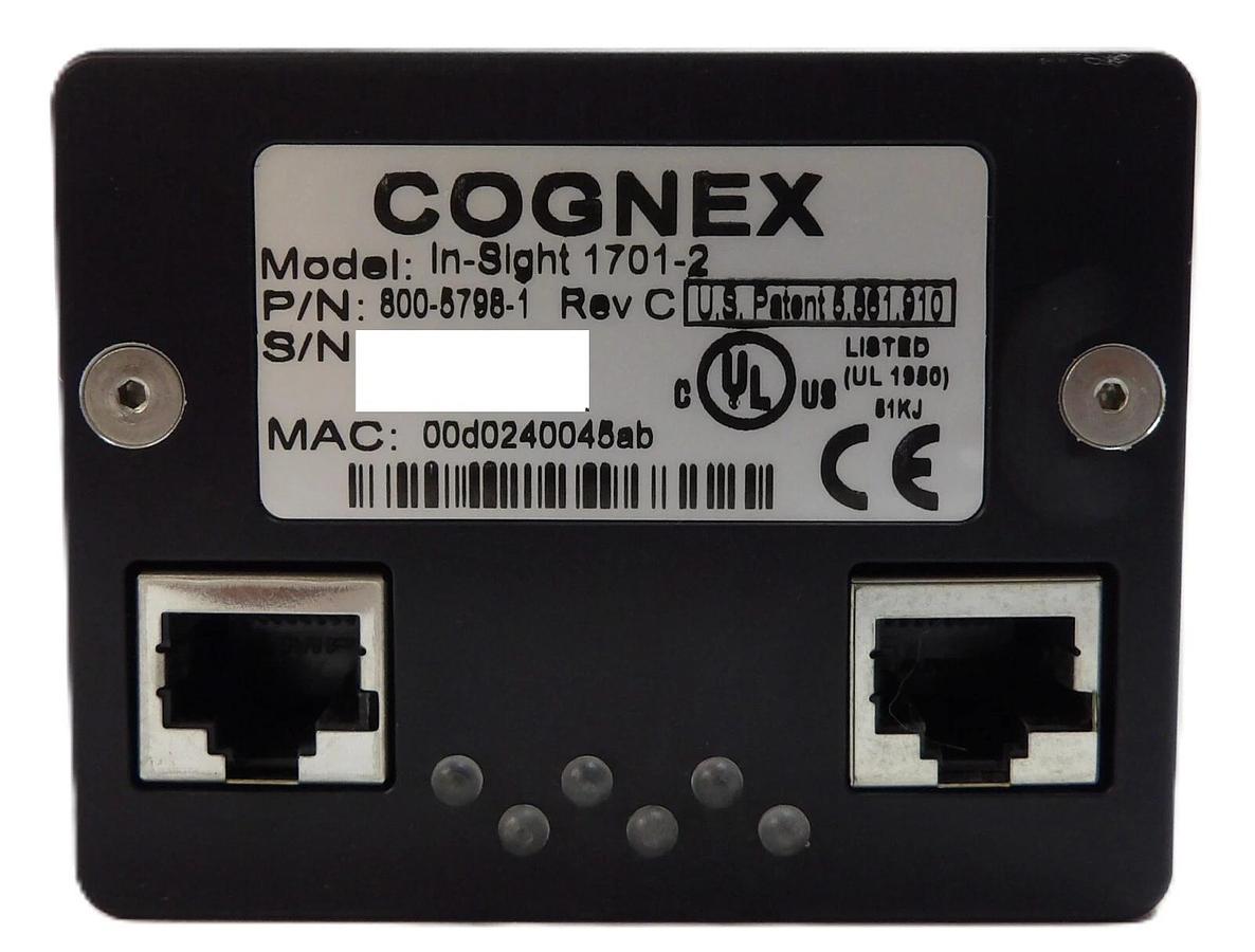 Used Cognex 800-5798-1 OCR Scanner Wafer Inspection Reader In-Sight 1701-2 Working