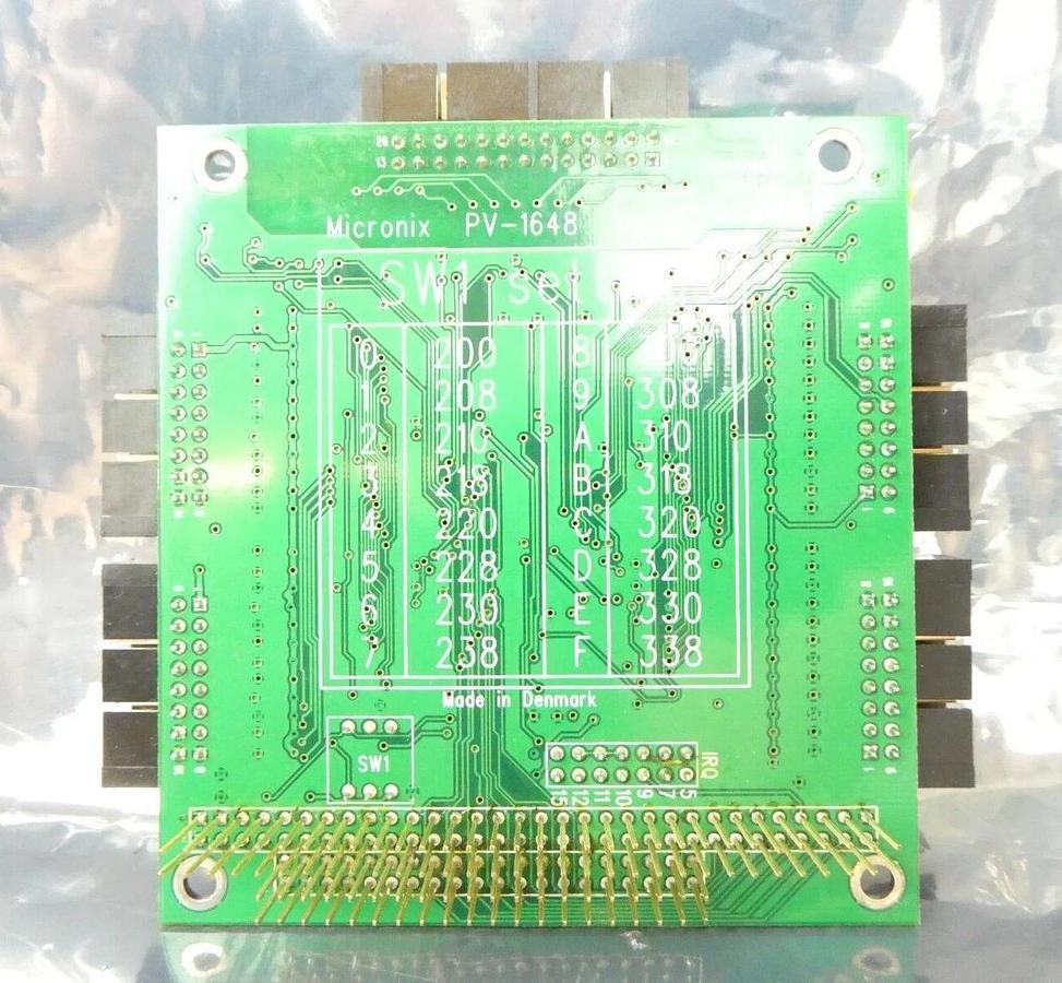 Used Micronix 016.104.010 I/O Interface Board PCB PV-1648 S Air Products Working