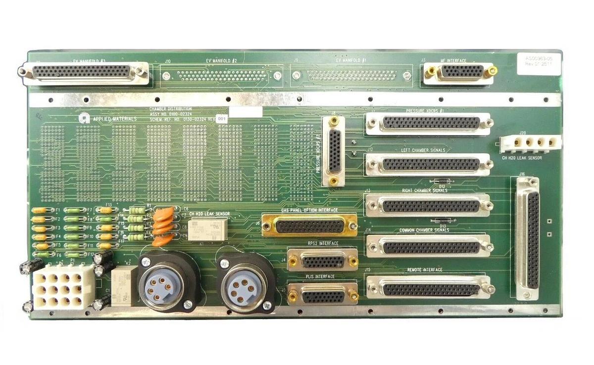 Used AMAT Applied Materials 0100-02324 Chamber Distribution Backplane PCB Working