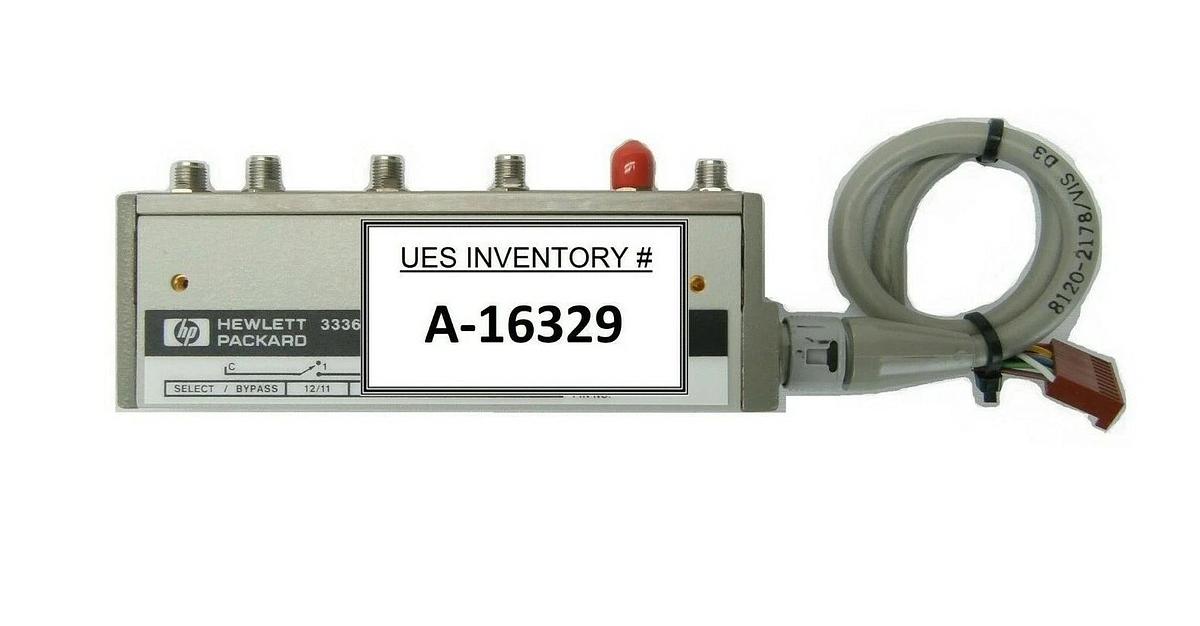 Used HP Hewlett-Packard 33365K Multi-Port RF Coaxial Switch Working Spare