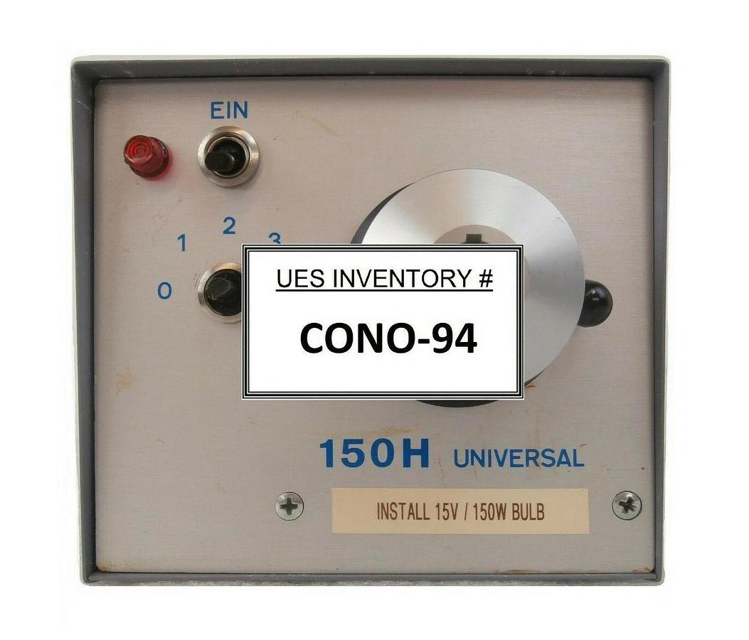 Used Scholly Fiberoptik 150H Fiber Optic Light Source Working Surplus