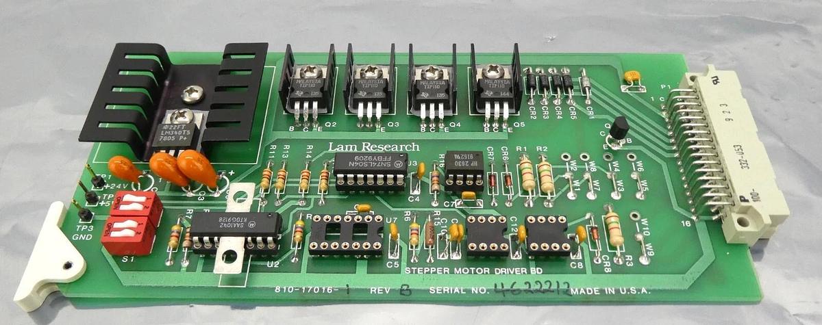 Used Lam Research 810-17016-1 Stepper Motor Driver PCB Working Surplus