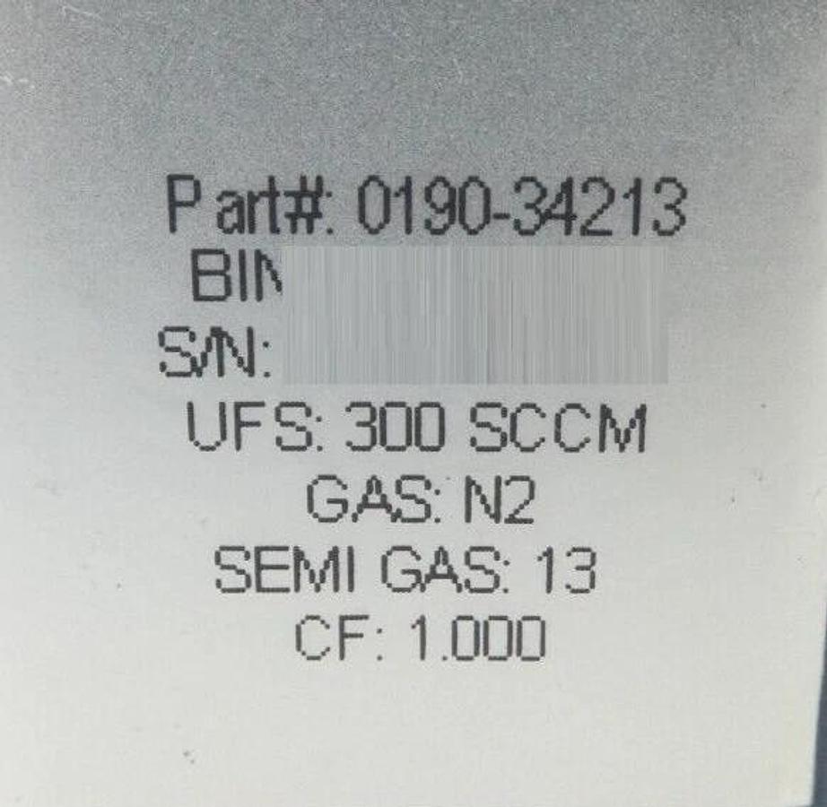 Aera FCPI980CBAXDIDJAA Mass Flow Controller MFC PI-98 AMAT 0190-34213 New Spare