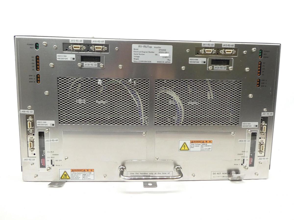 Used Nikon 4T070-338-1 RY-RUTop Amplifier Module SPA494E 4S013-944 NSR Series Working
