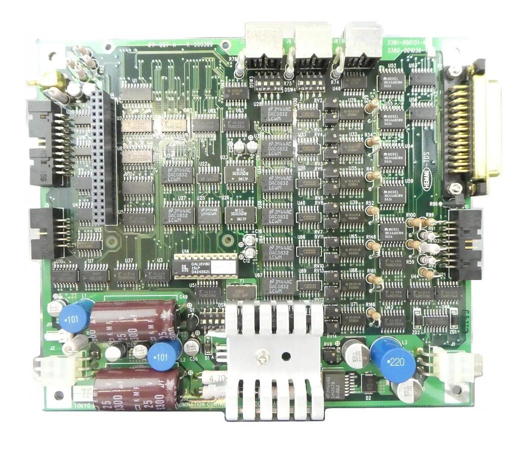 Used TEL Tokyo Electron 3381-000131-12 Illumination Control Board PCB Working Surplus