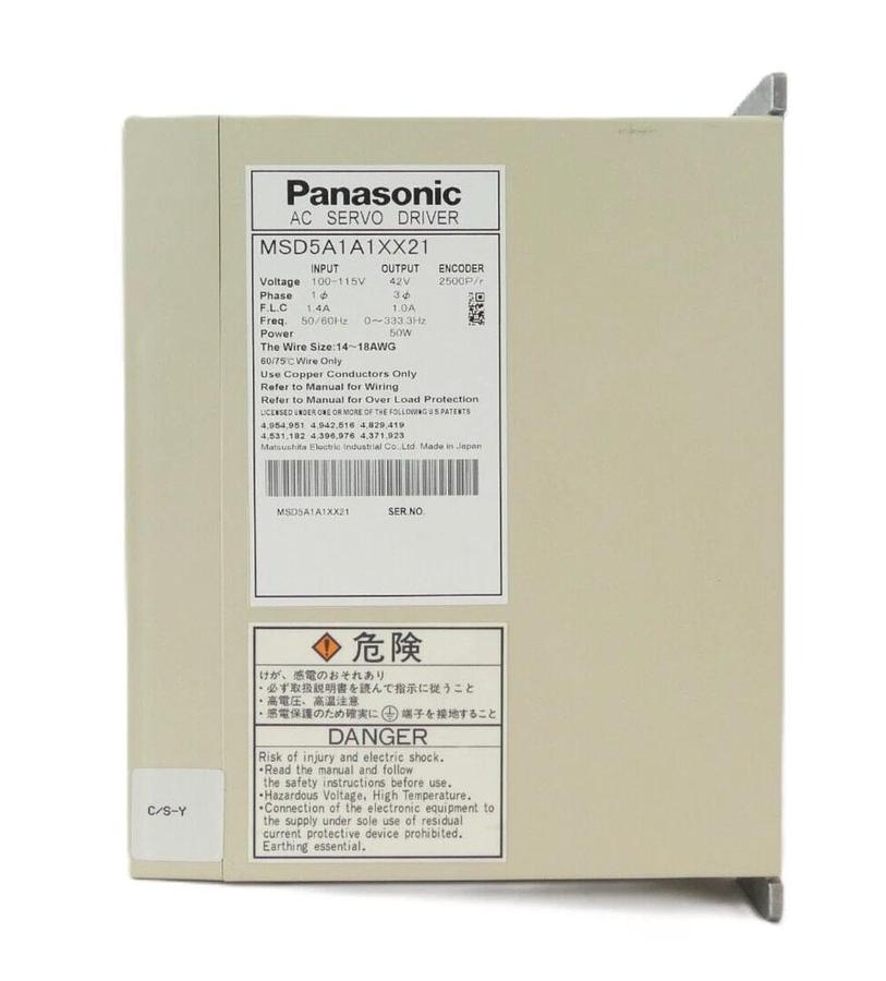 Used Panasonic MSD5A1A1XX21 AC Servo Driver TEL Tokyo Electron 1380-103190T11 Working