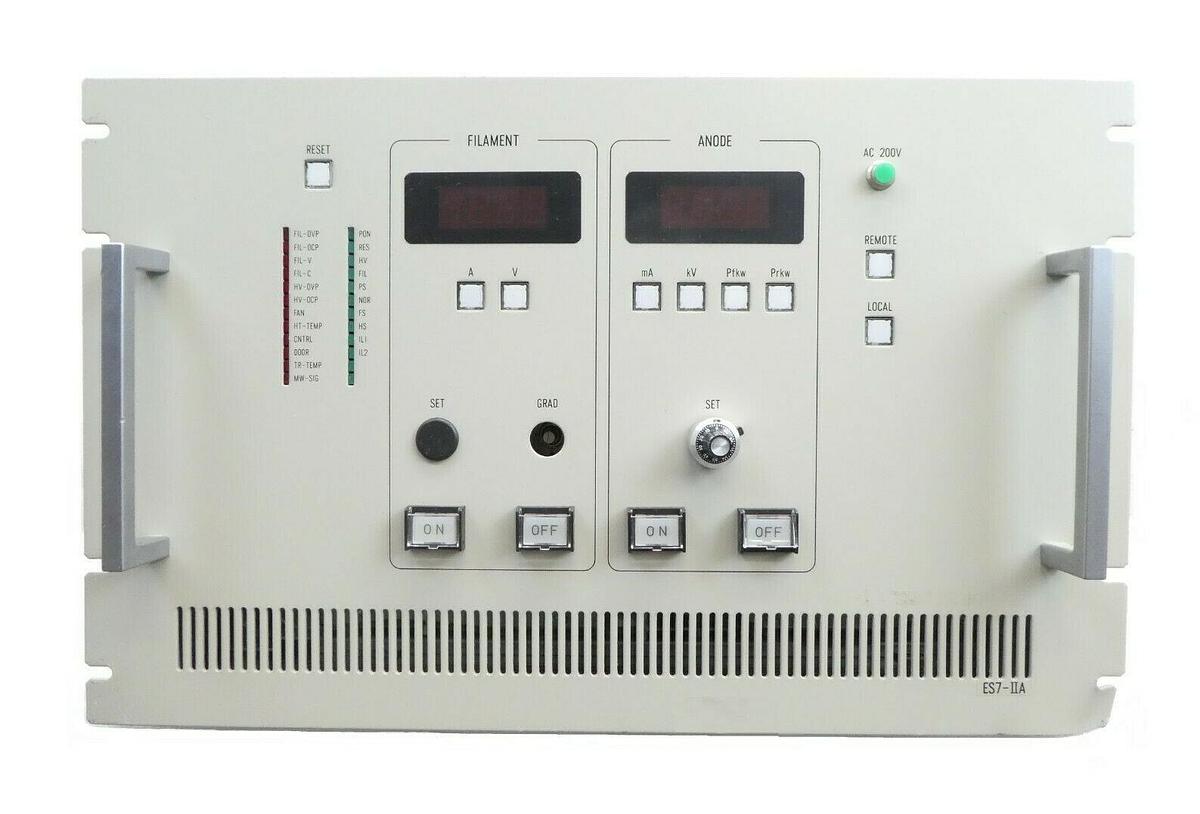 Used Pearl Kogyo ES7-IIA Filament Anode High Voltage Power Supply Copper Cu Surplus