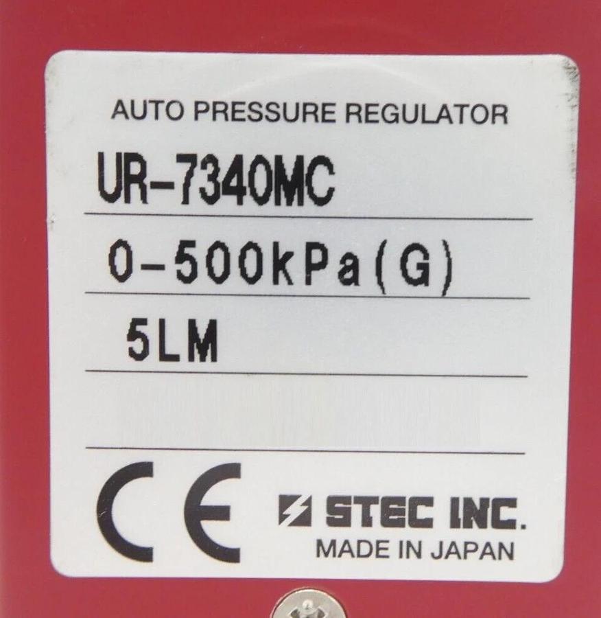 Used STEC UR-7340MC Auto Pressure Regulator 0-500 kPa(G) 5 LM Reseller Lot of 9 Spare