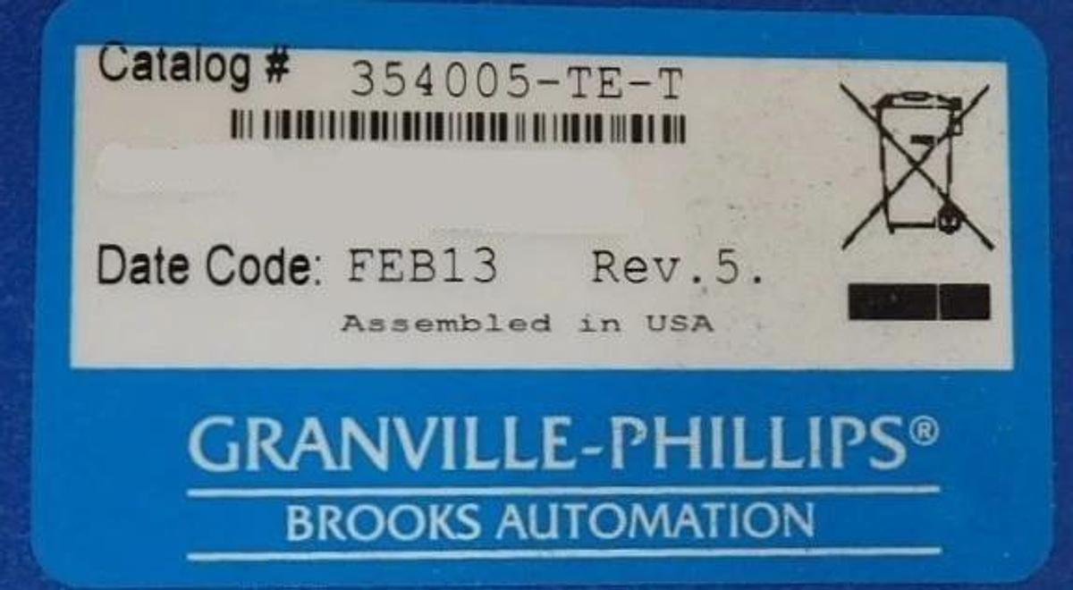 Used Granville-Phillips 354005-TE-T Micro-Ion Gauge Lot of 2 Working