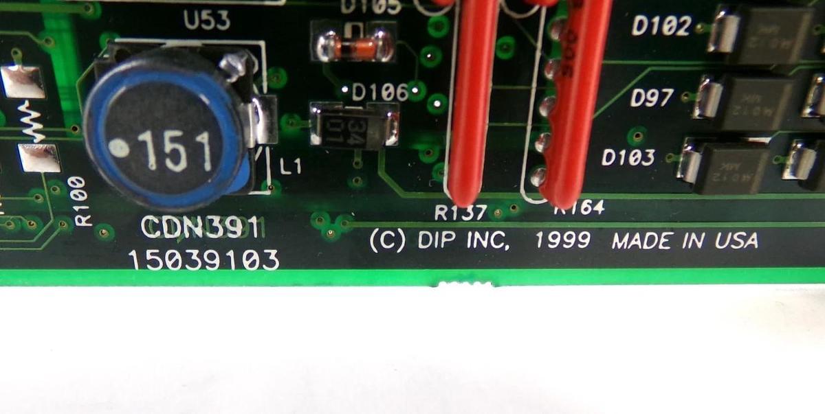 Used DIP 15039103 DeviceNet 48 Bi-Directional PCB Card CDN391 AMAT 0660-01865 Working