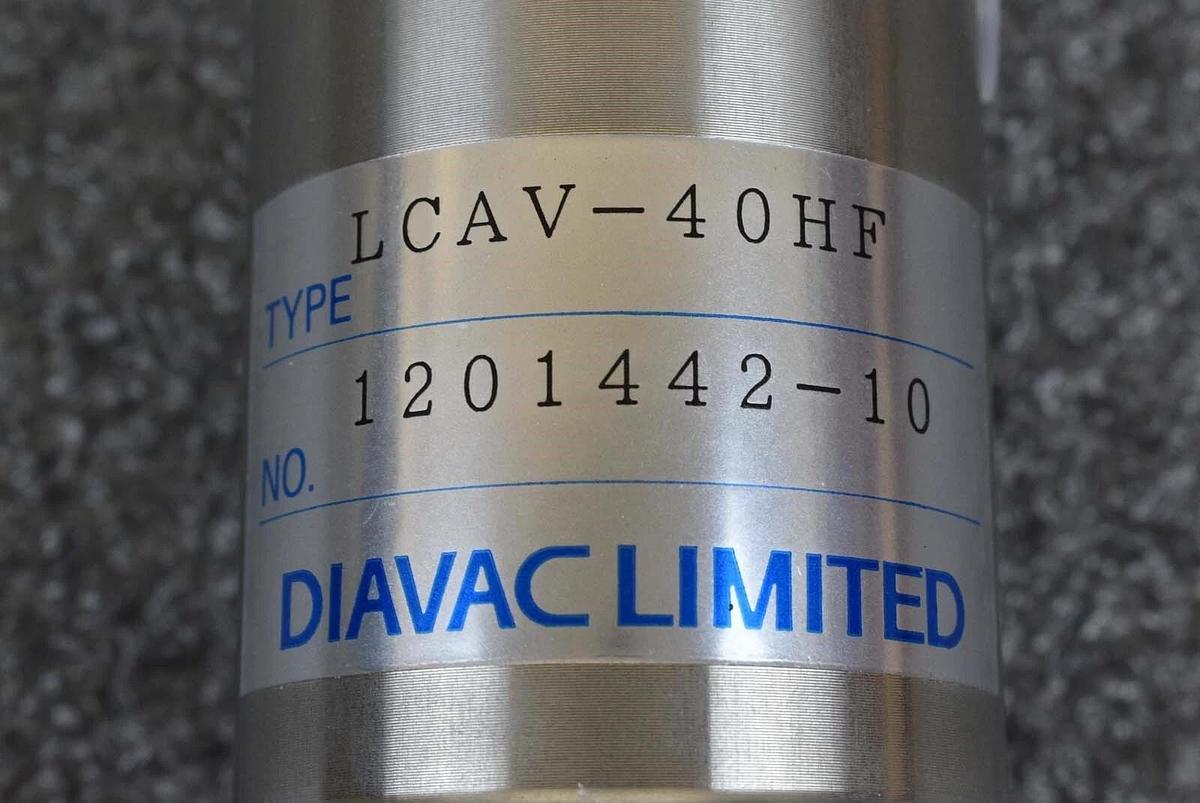 Used Diavac Limited LCAV-40HF Pneumatic Angle Valve
