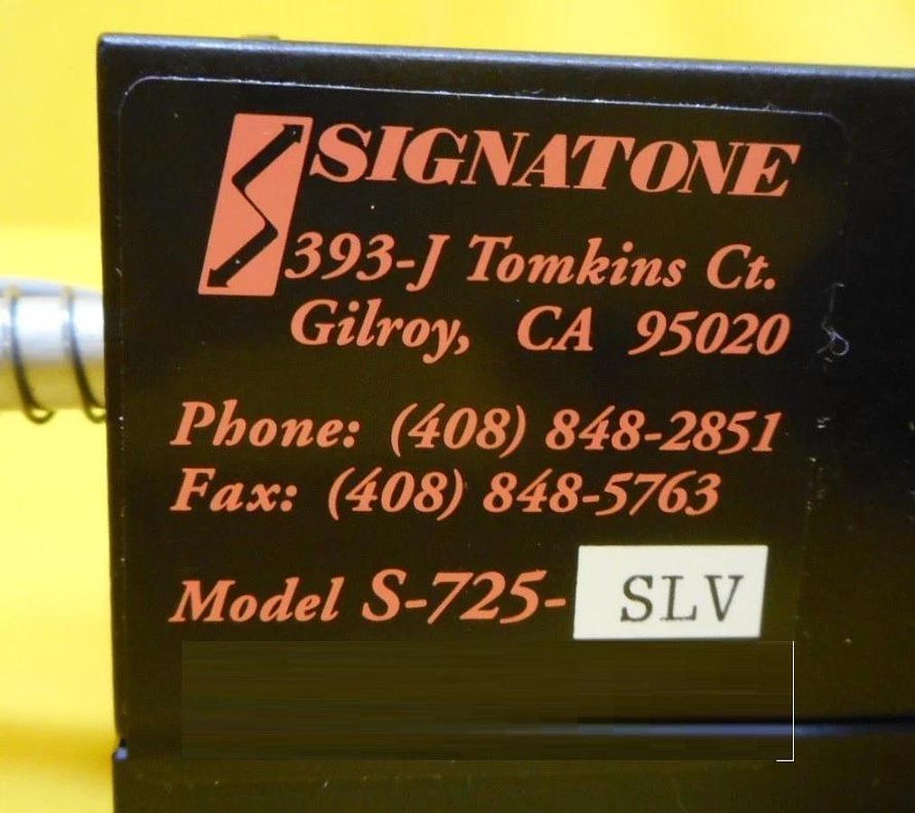 Used Signatone S-725-SLV Micropositioner Used Working