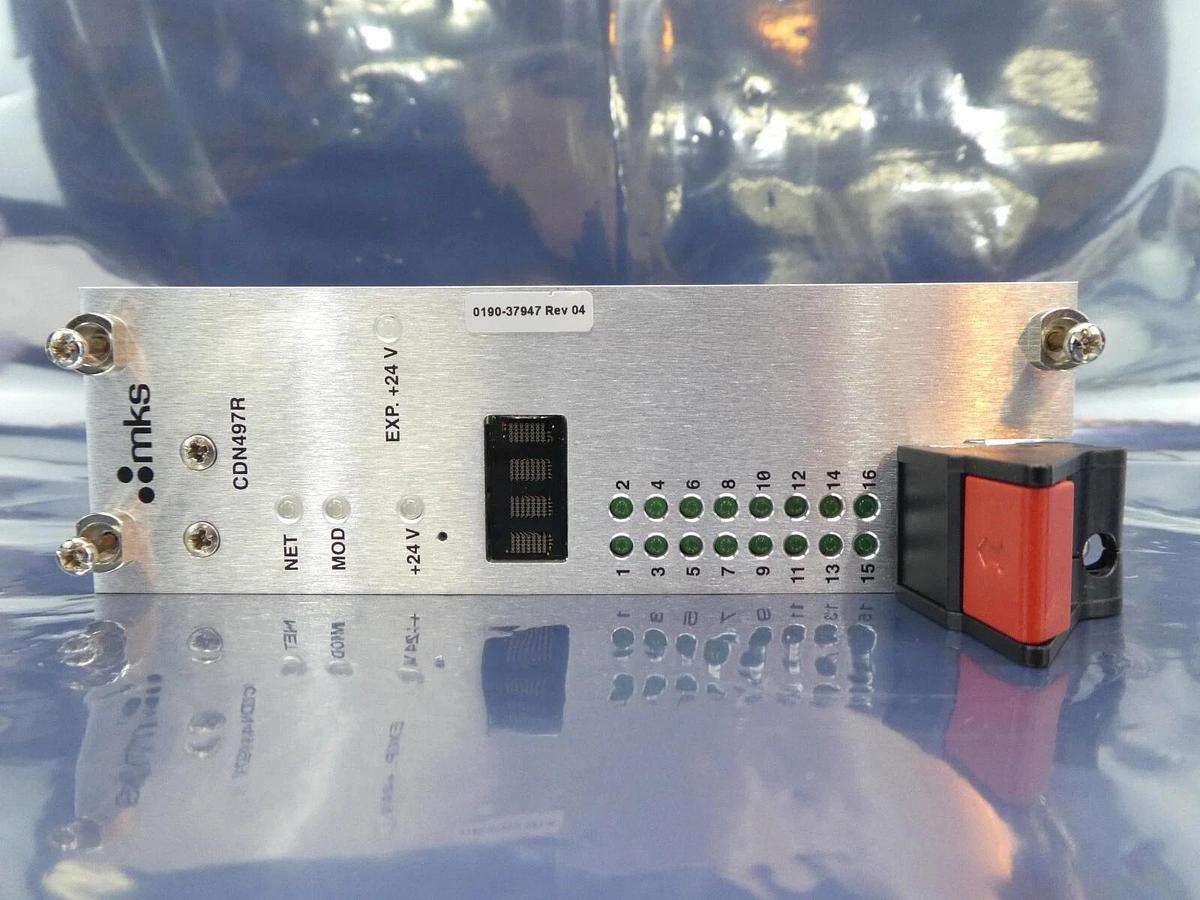 Used MKS Instruments AS01500-30 Interlock Module PCB CDN497R AMAT 0190-37947 Working