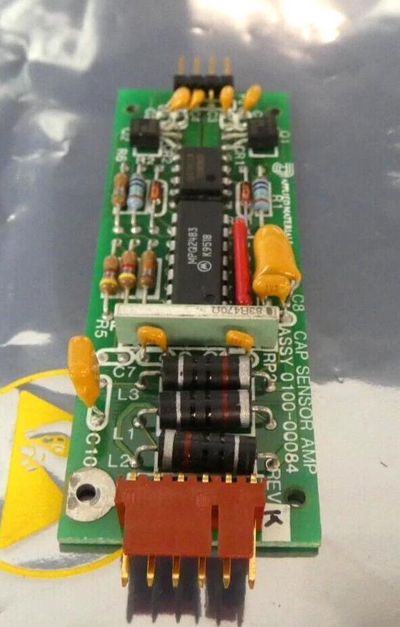 Used AMAT Applied Materials 0100-00084 Capacitive Sensor Amp PCB Board P5000 Working