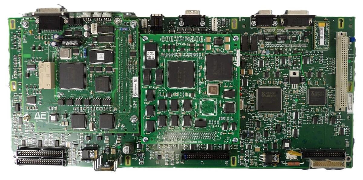 Used AE Advanced Energy 2301510 Pinnacle ADCAP Sync Plus Logic PCB 1303842 Working