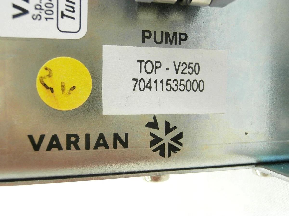 Used Turbo-V 250 Varian 9699504S011 Turbomolecular Pump Controller AMAT 70411535000