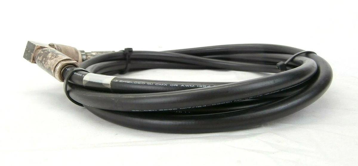 Used Lam Research 853-707092-003 RF Cable 7.5 Foot FPD Continuum Working Spare