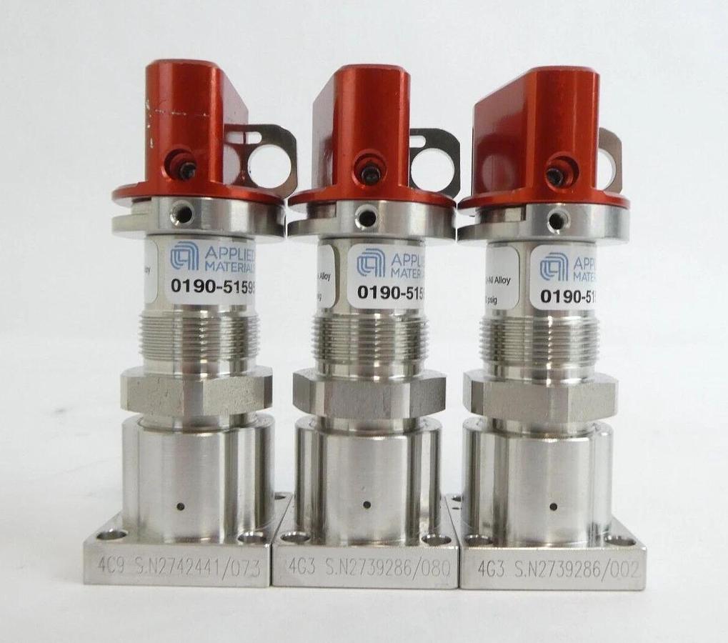 Used AMAT Applied Materials 0190-51595 Manual Diaphragm Valve Lot of 10 Working