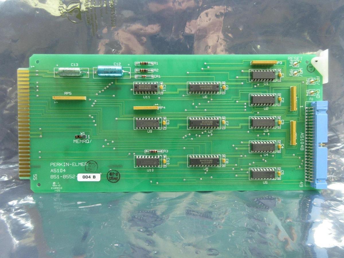 Used Perkin-Elmer 851-8552-004 Processor PCB Card Rev. B SVG ASML 90S Used Working