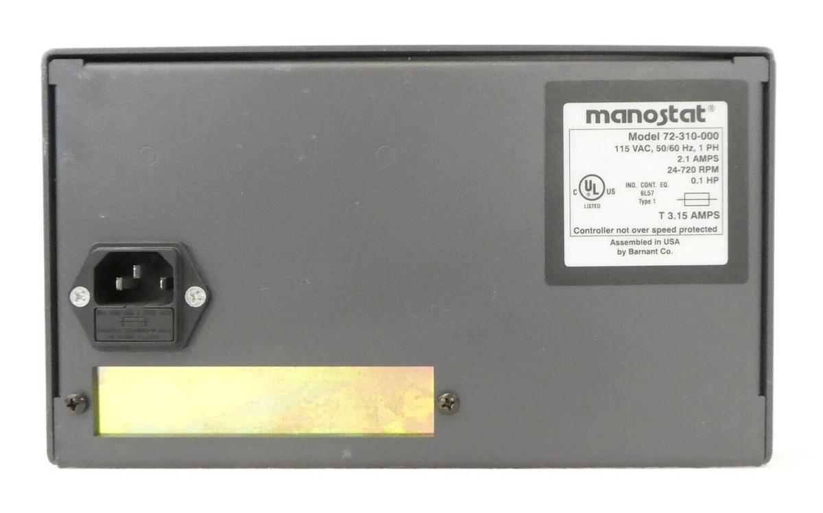 Used Thermo Scientific 73-310-000 Varistaltic Variable-Speed Manostat SIMON Working