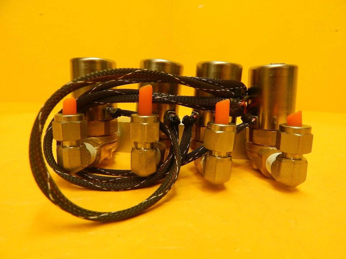 Used MRC Materials Research A118037 Pneumatic Manifold VDW31-5G-4 Set of 2 Star Used