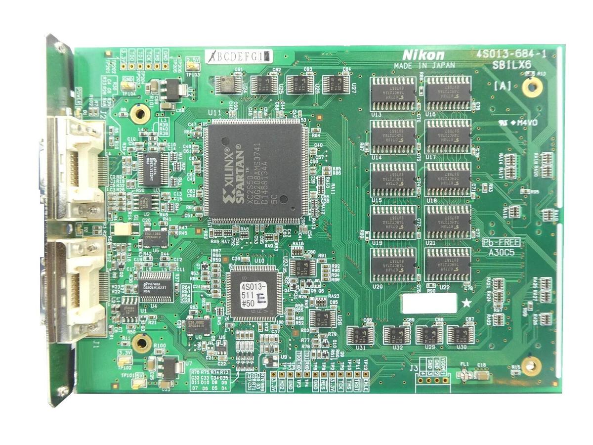 Used Nikon 4S013-684-1 Process PCB Card SBILX6 Damaged Connector NSR Series AS-IS