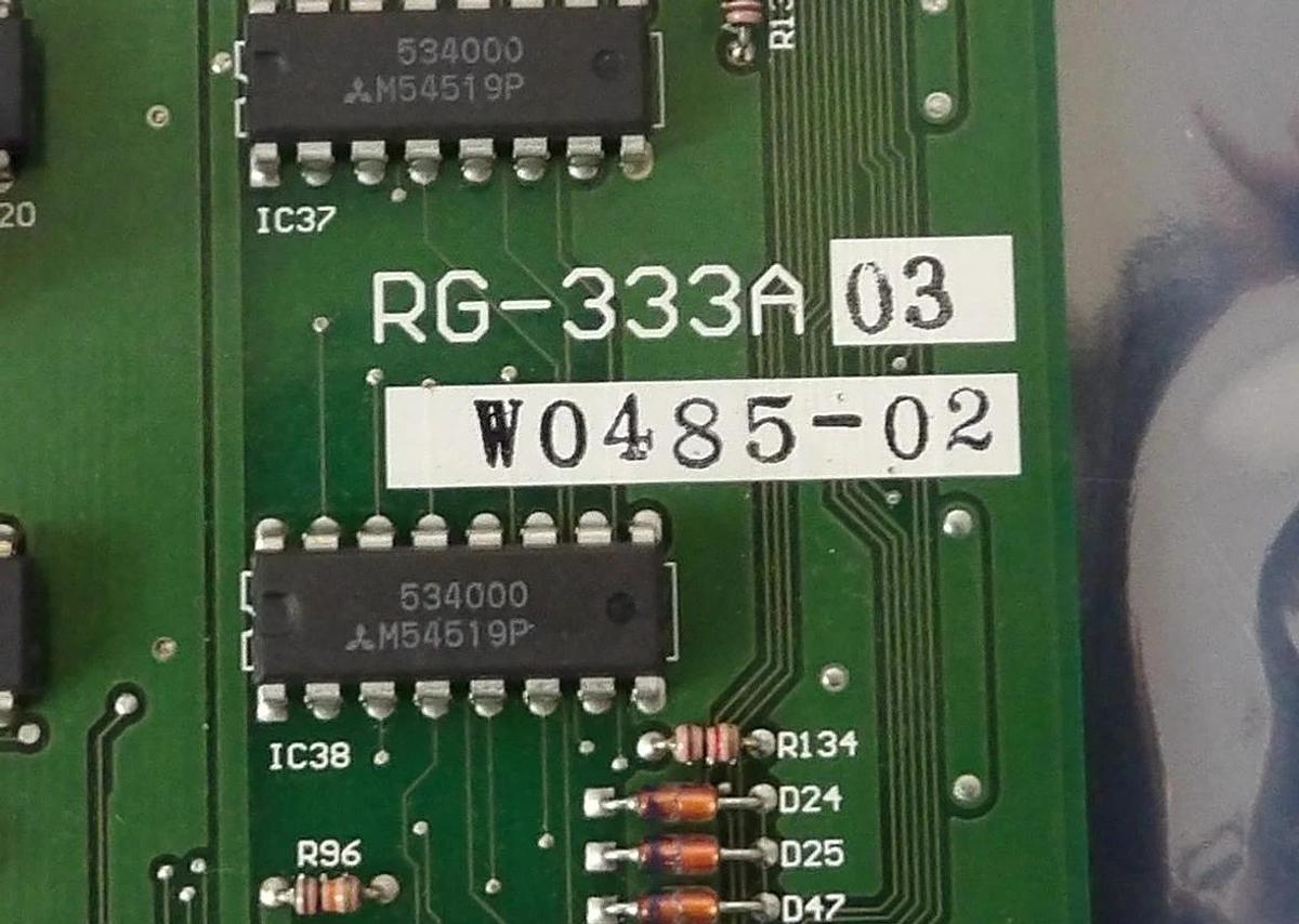 Used Daihen RG-333A RF Generator Interface PCB Working Surplus