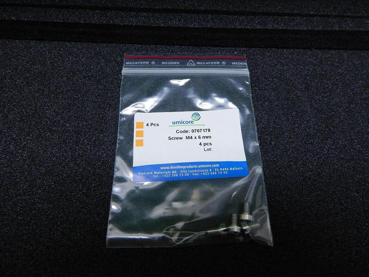 Umicore AKQ515 Planar Magnetron Sputtering Target Kit NiFe45.5 wt% New Surplus