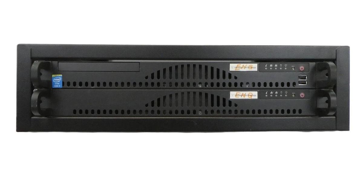 Used SuperLogics SL-1U-i5s-Q87SLQ-LG-VTC1 Rack Mounted PC w/ECU 100604 Working