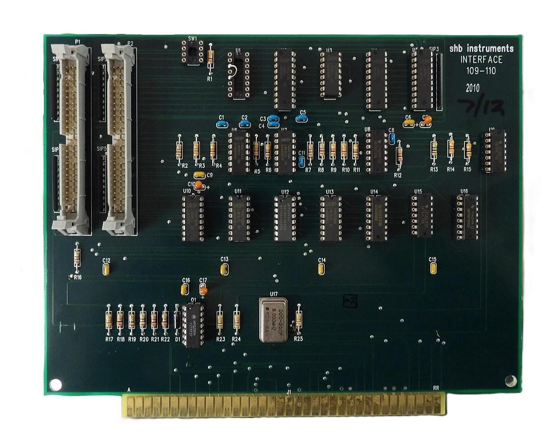 Used SHB Instruments 109-110 Magnetic Measurement Interface PCB Working Surplus