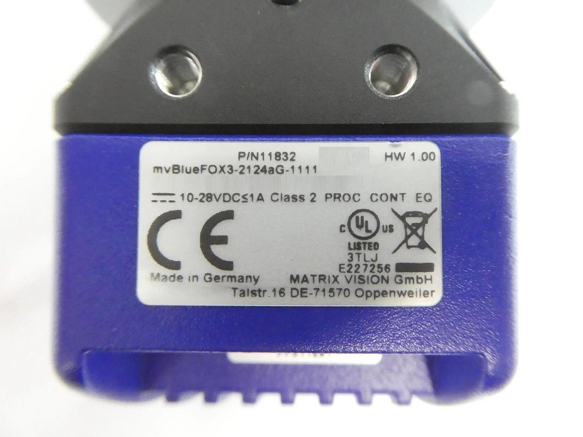 Matrix Vision 11832 Area Scan Machine Vision CCD Camera BlueFOX3 Tamron 1.1 New