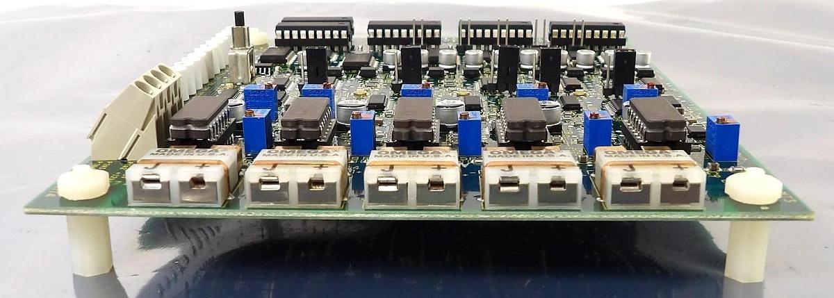 Used Semitool 23861-519 5-Channel Overtemp Board DEG Anneal Control PCB Working