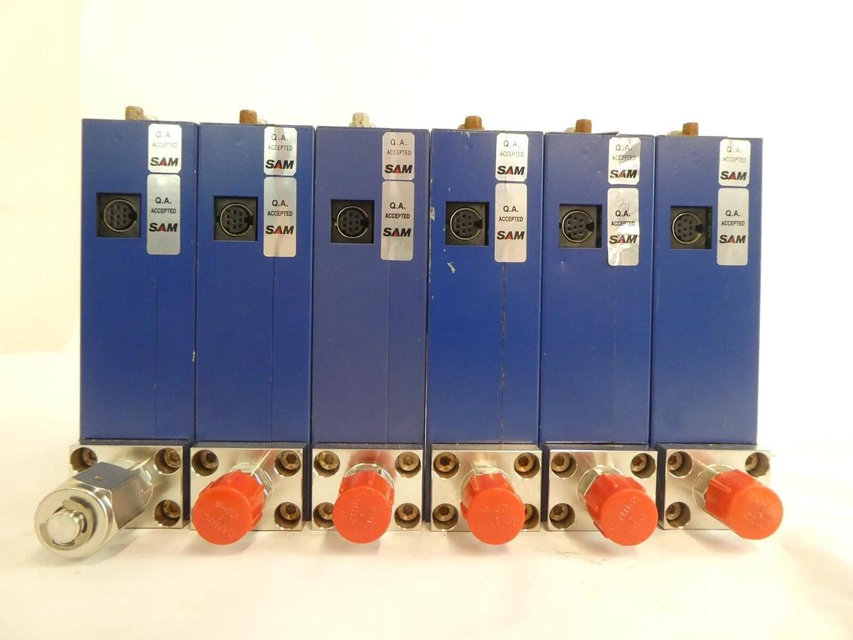 Used Hitachi Metals SAM MFC Mass Flow Controller Reseller Lot of 11 Working Spare