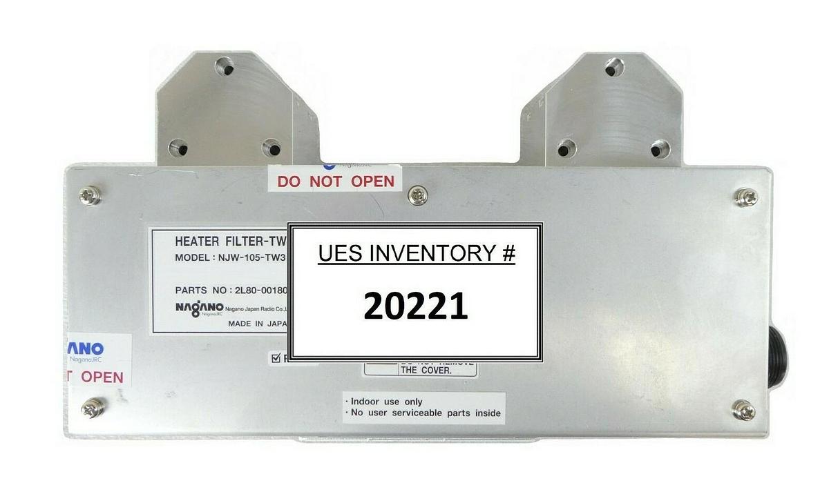Nagano NJW-105-TW3 Filter TW3 TEL Tokyo Electron 2L80-001808-11 Trias New Spare