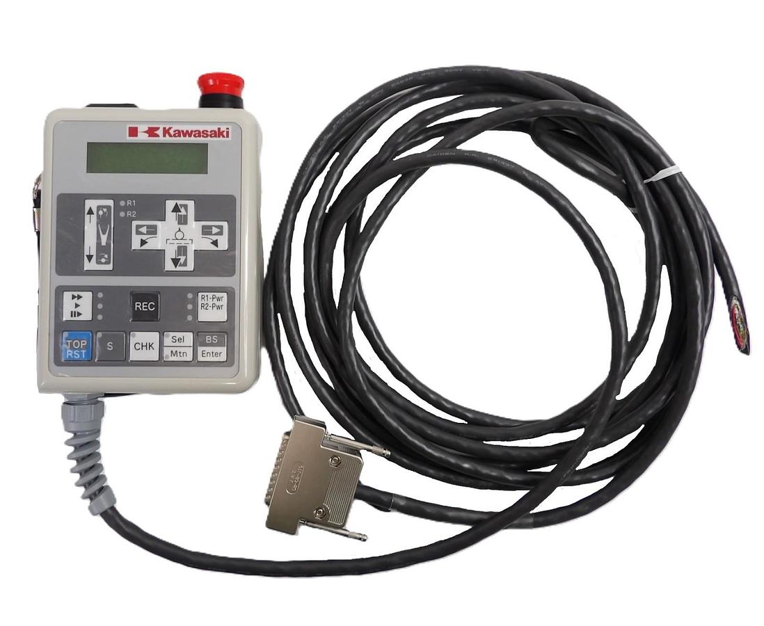 Used Kawasaki 50817-0074 Robot Teach Pendant Hand Held Controller Working Surplus