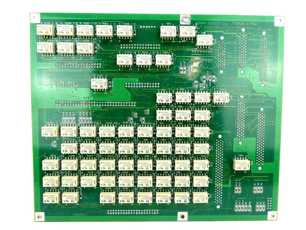 Used TEL Tokyo Electron 3D81-050029-V1 Signal Relay PCB TYB62D-4/PS2 Working Spare
