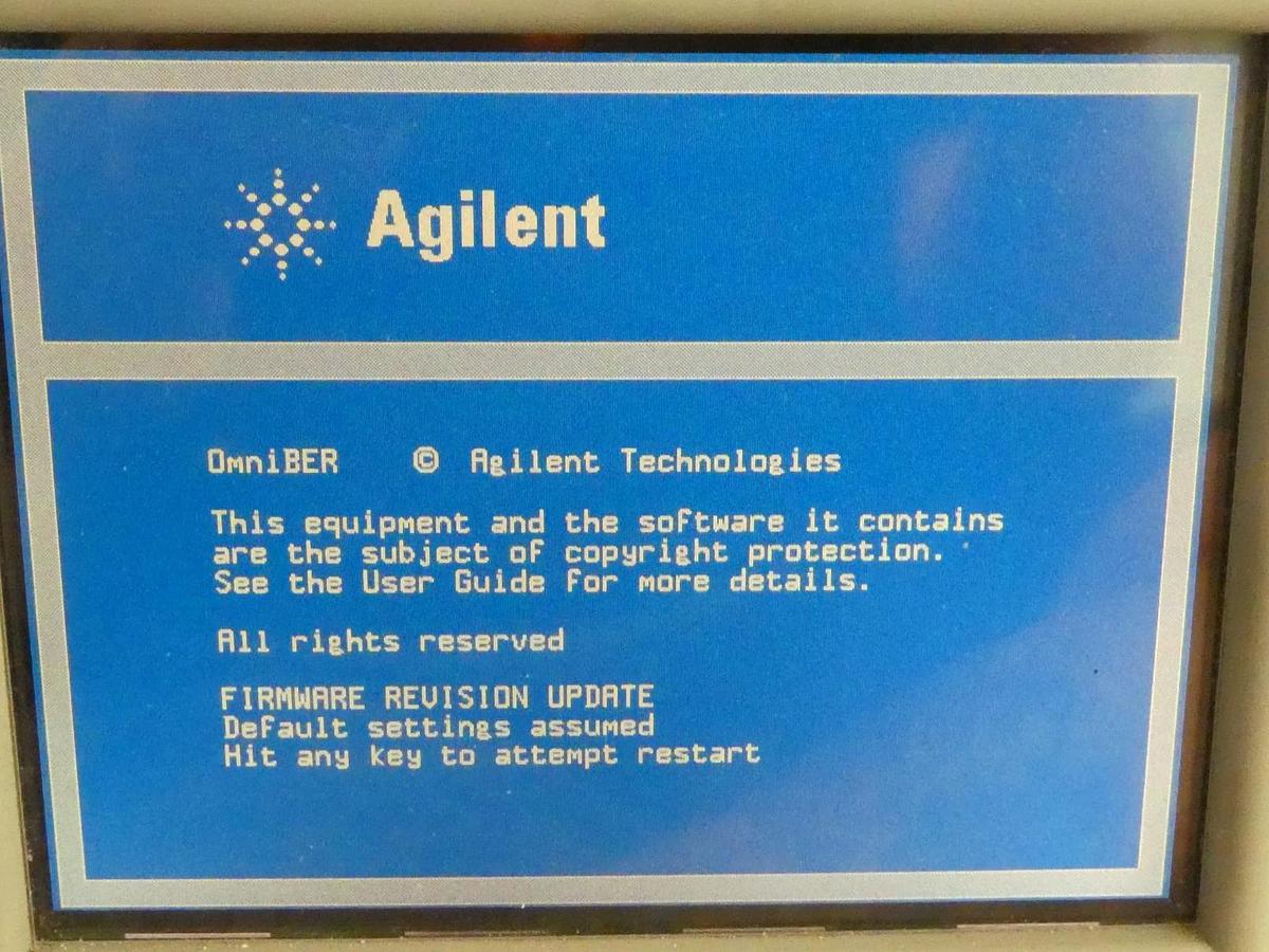 Used Agilent 37718A OmniBER 718 Communications Performance Analyzer HP Working Spare