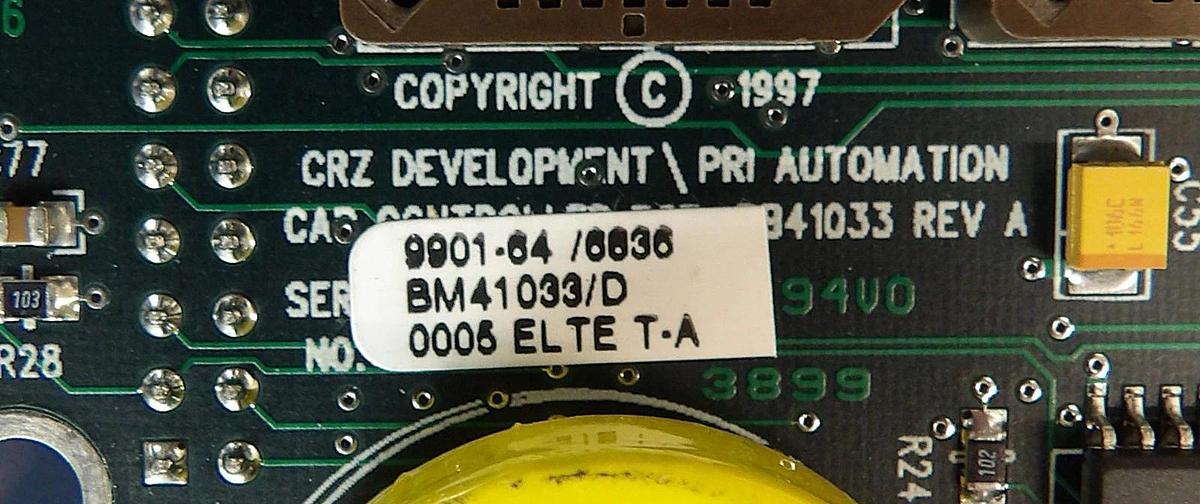 Used PRI Automation BM41033 300mm CRZ Development CAR Controller PCB Lot of 2 Working