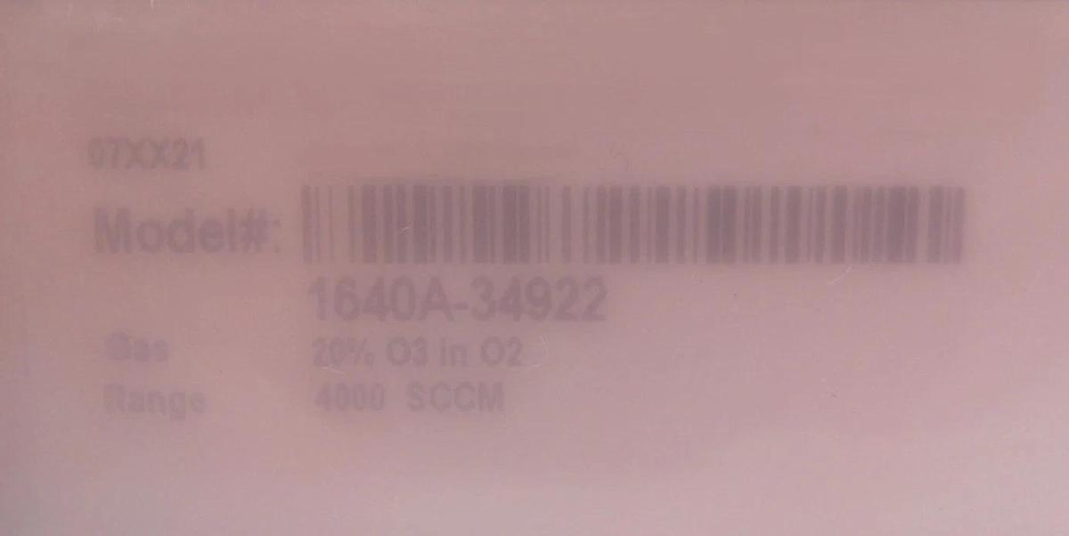 MKS Instruments 1640A-34922 Mass Flow Controller MFC 4000 SCCM O2 Lot of 3 New